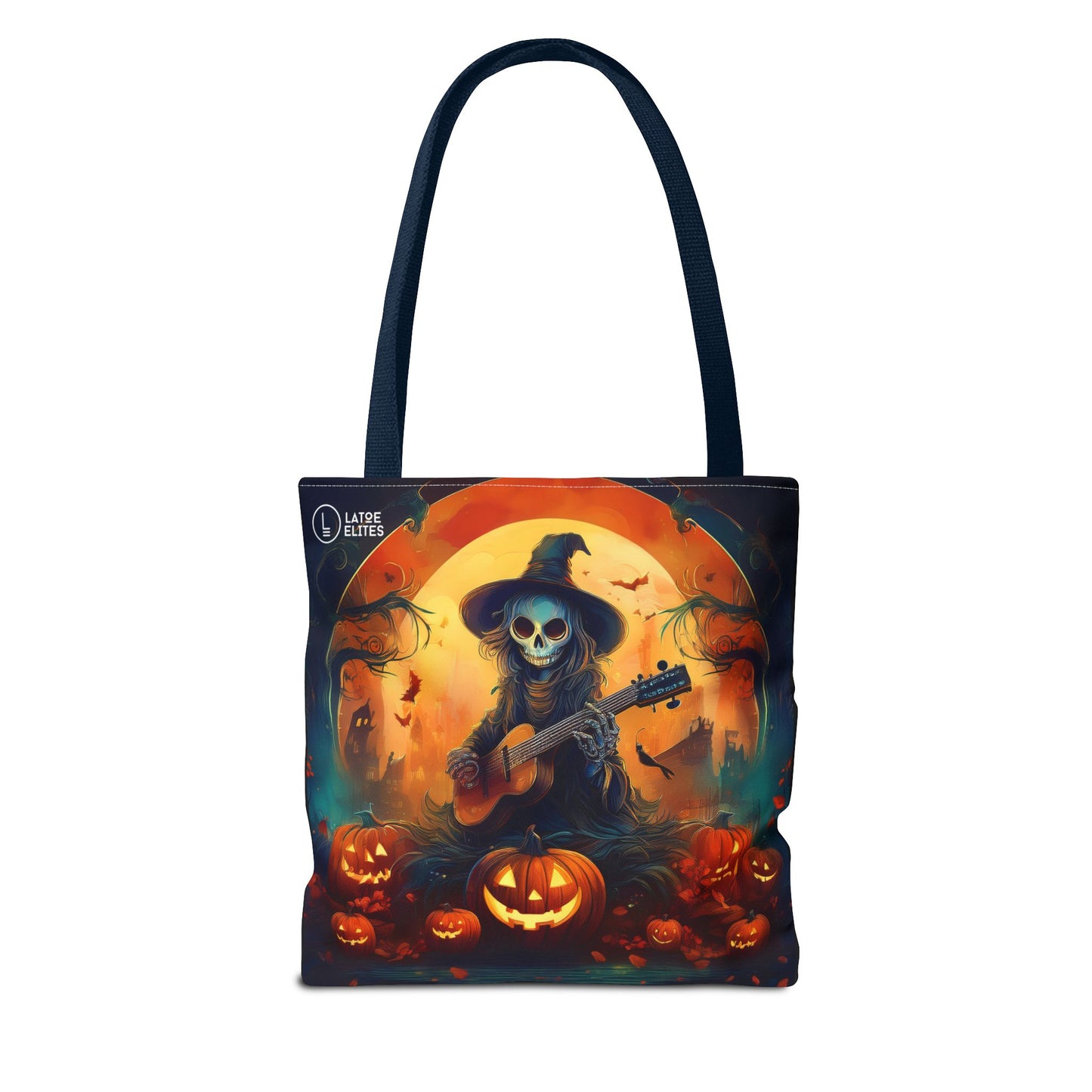 Elite Black Tote Bag (AOP)