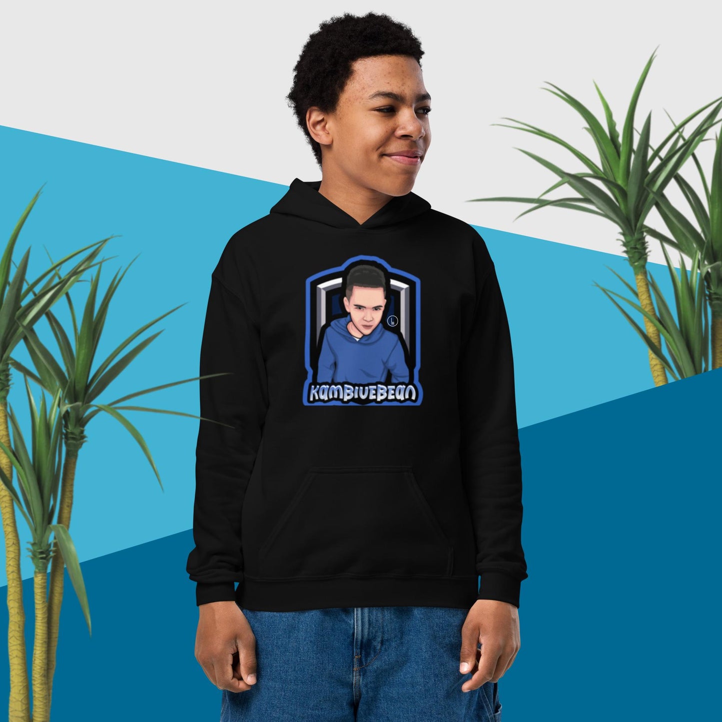 KamBlueBean, Youth heavy blend hoodie!