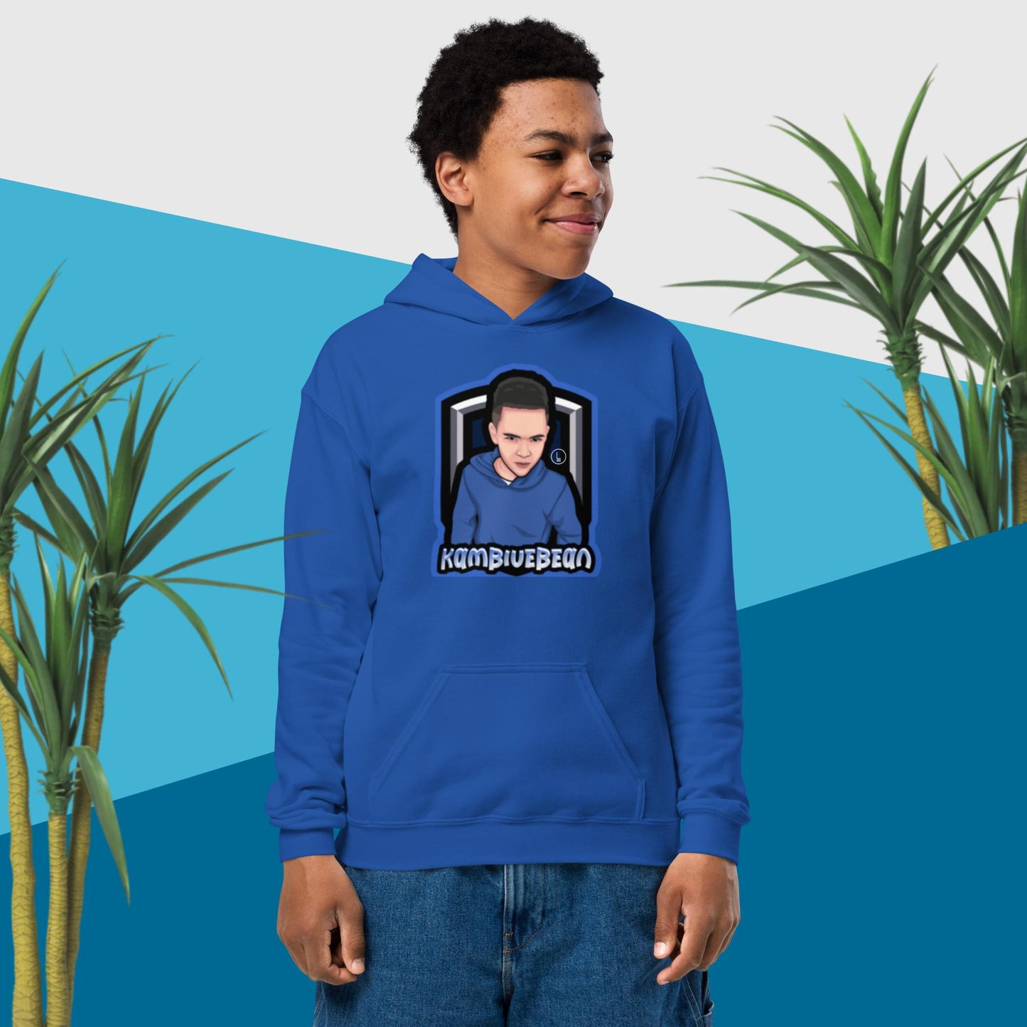 KamBlueBean, Youth heavy blend hoodie!