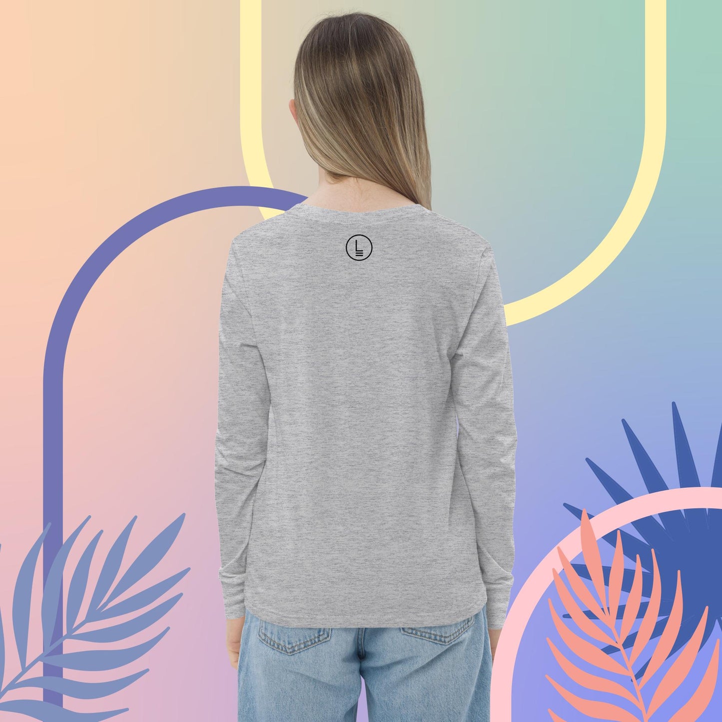 JadePinkBean, Youth long sleeve tee