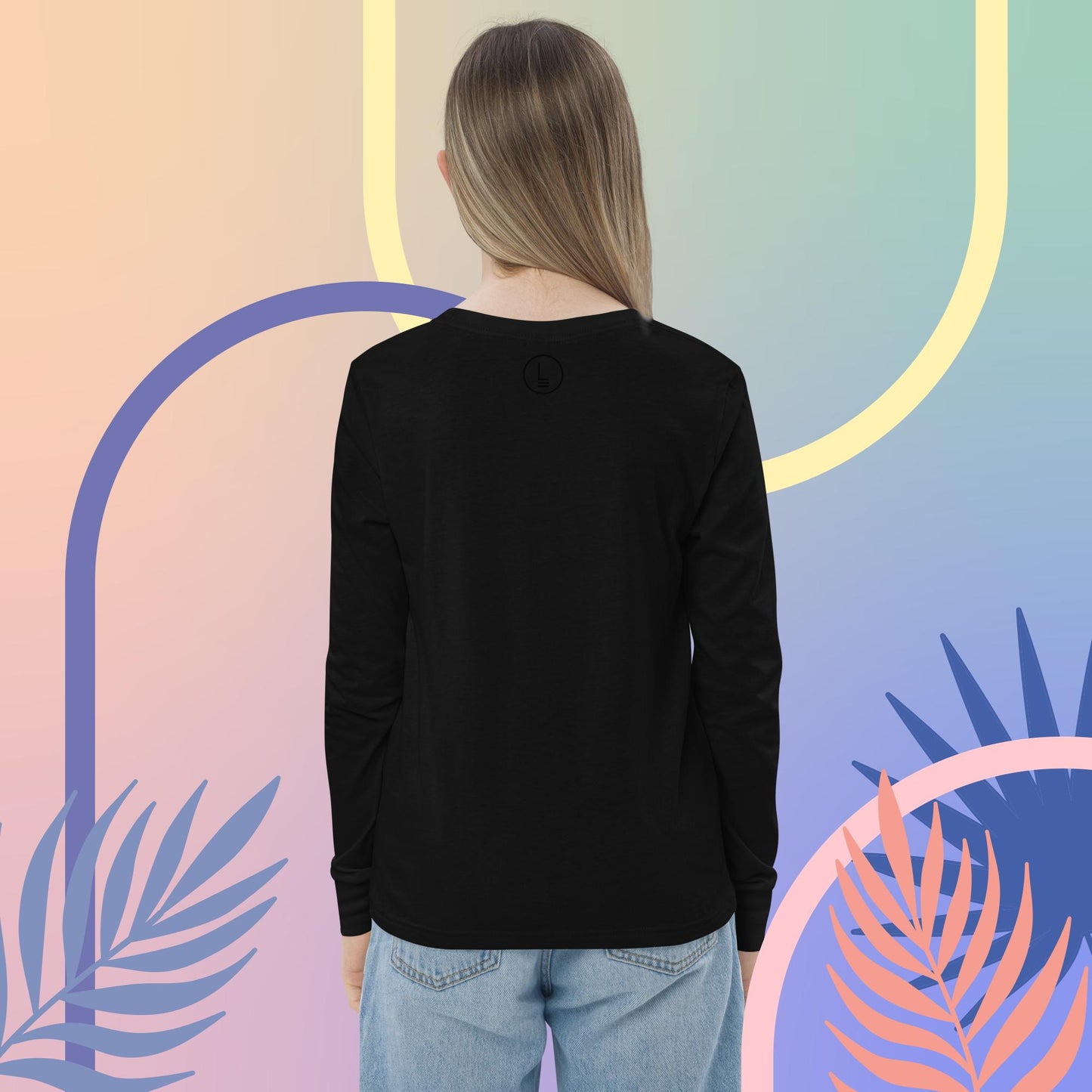 JadePinkBean, Youth long sleeve tee