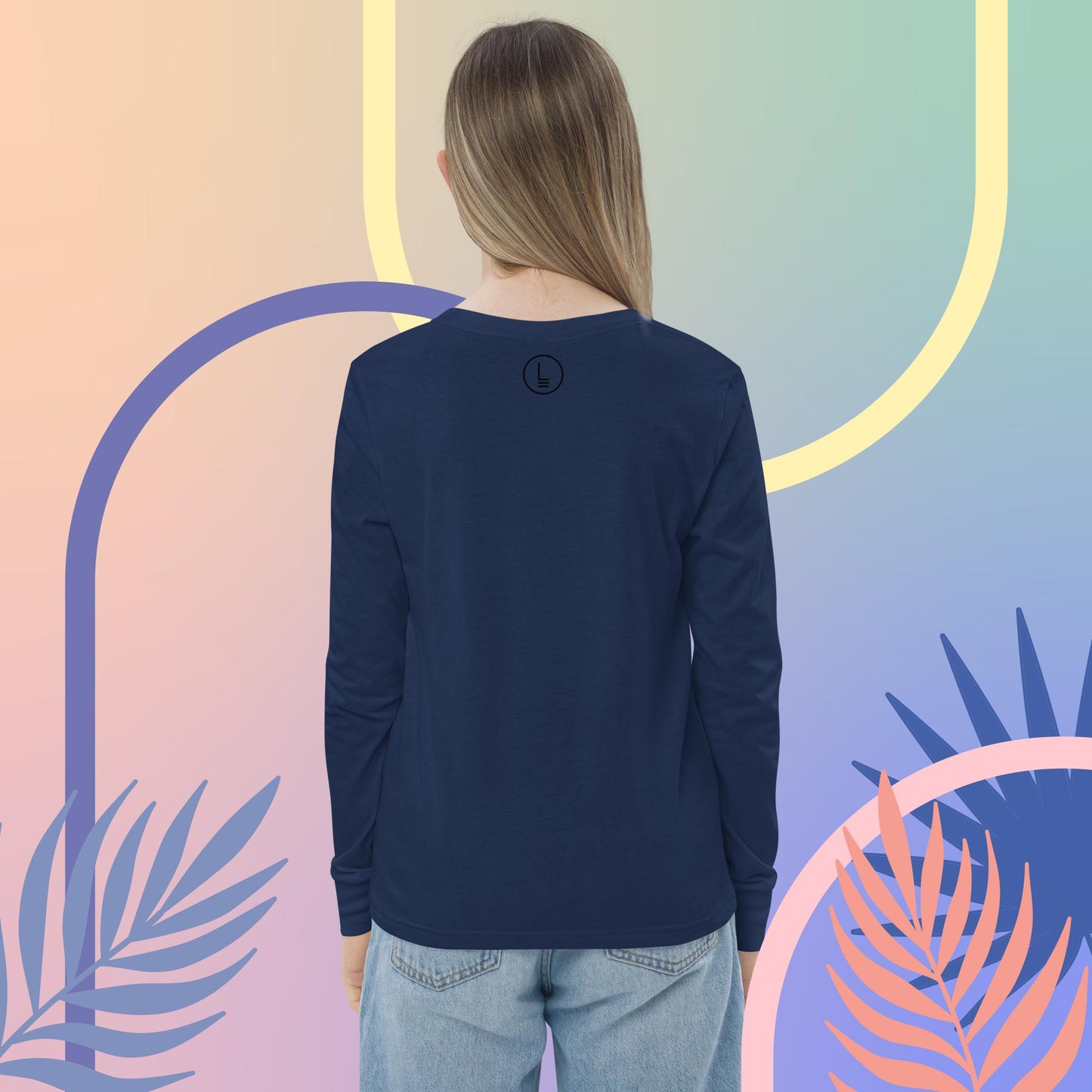 JadePinkBean, Youth long sleeve tee