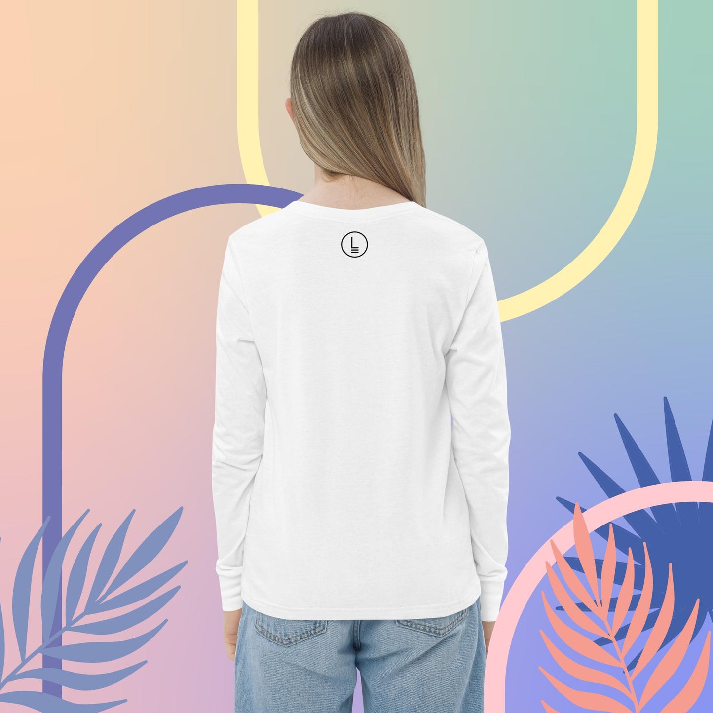 JadePinkBean, Youth long sleeve tee