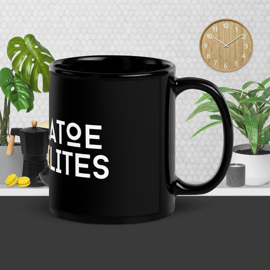 Latoe Elites, Black Glossy Mug