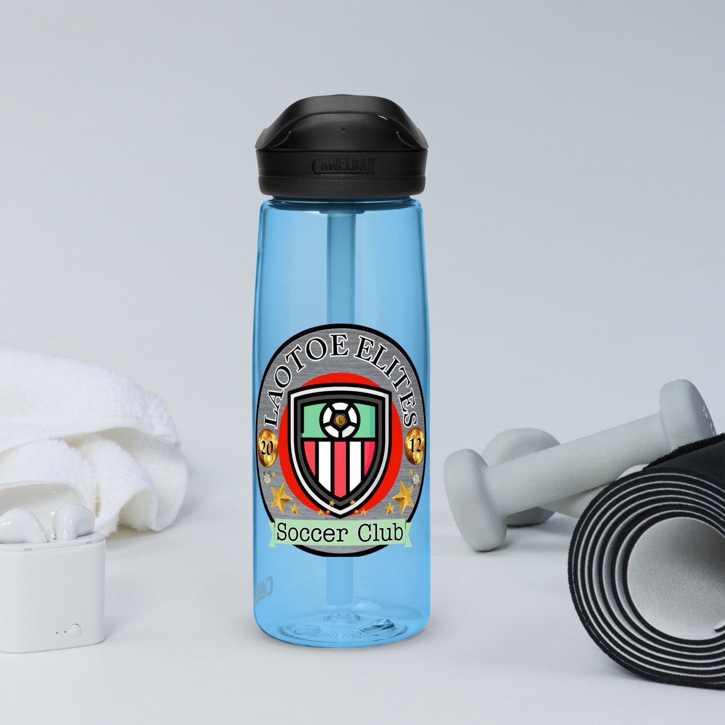 Latoe SC Badge, Sports Camelbak water bottle