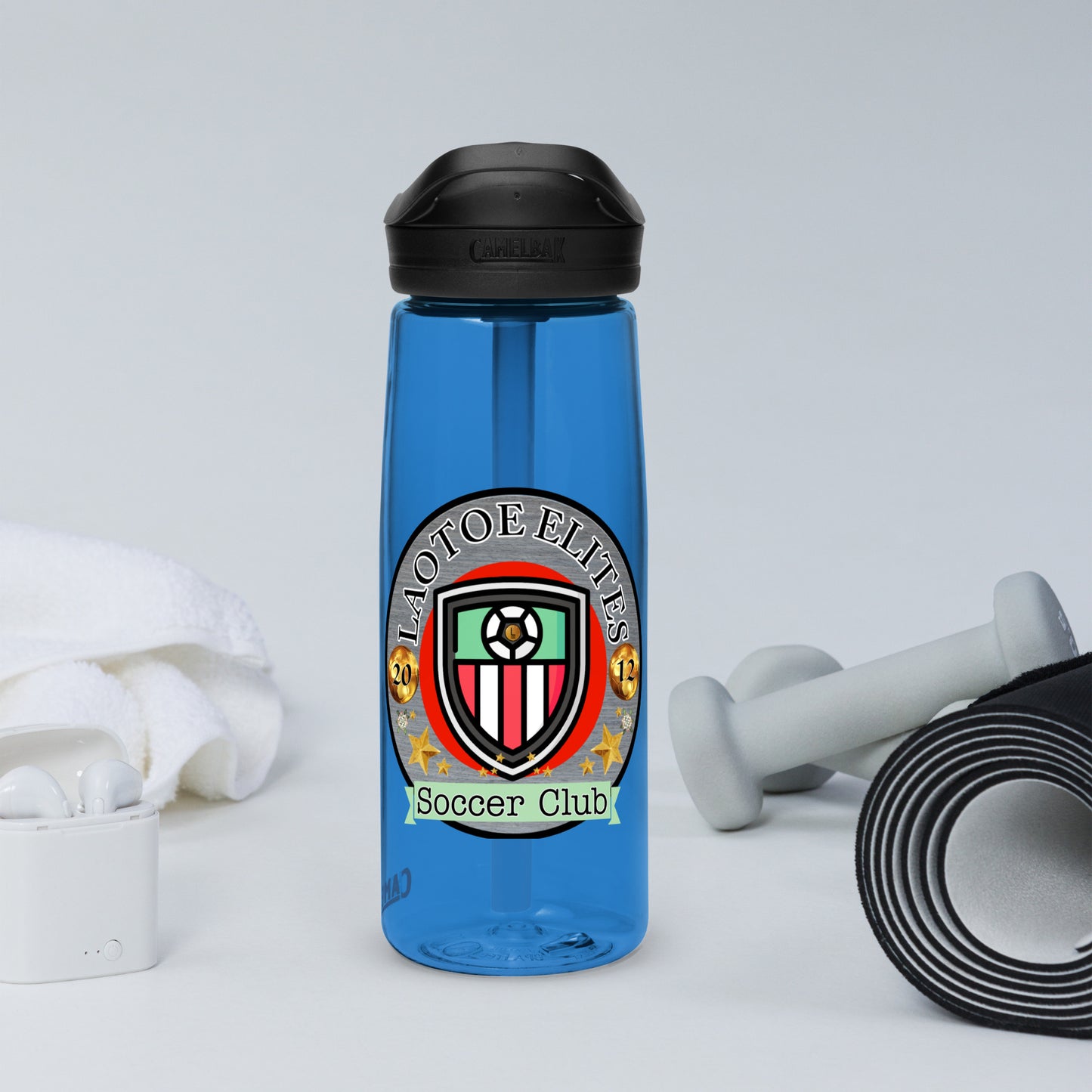 Latoe SC Badge, Sports Camelbak water bottle